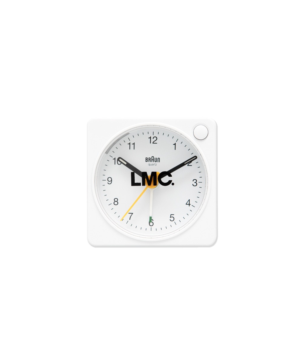 LMC X BRAUN TABLE CLOCK (BC02) white