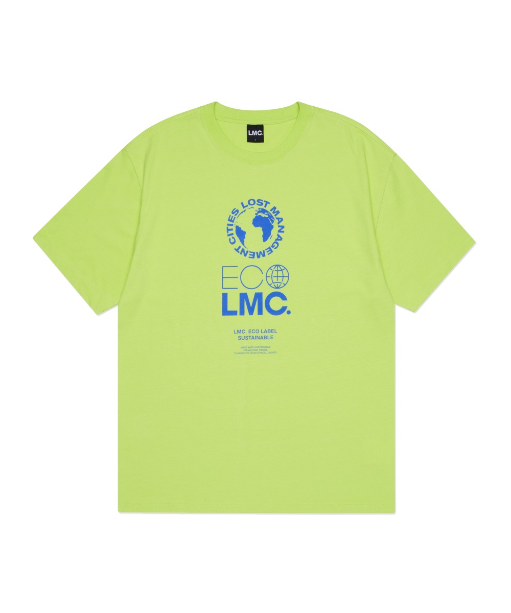LMC ECO LABEL ORGANIC TEE light green, lmc, 엘엠씨