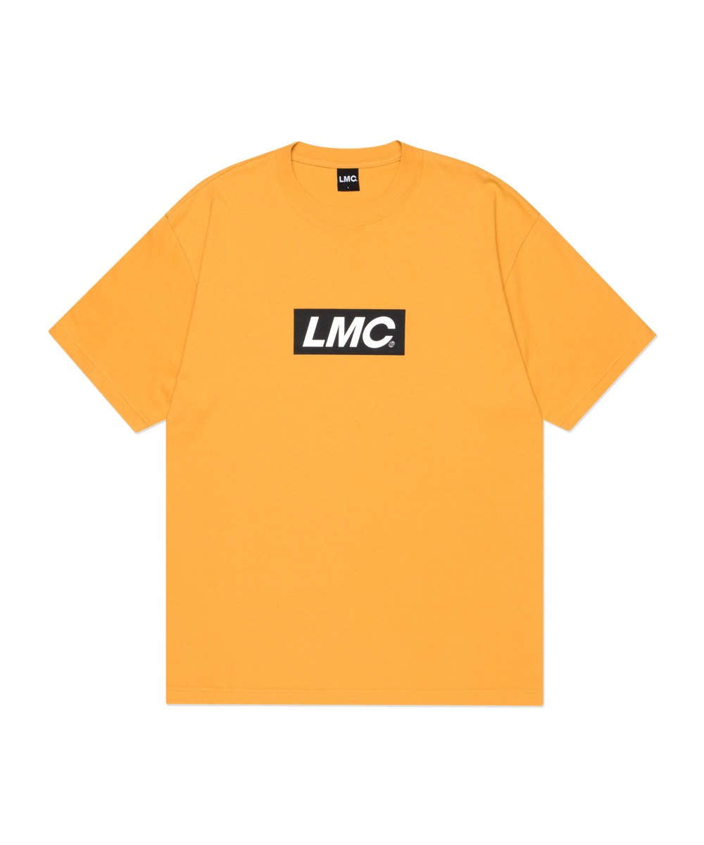 LMC BOX ITALIC TEE mustard, lmc, 엘엠씨