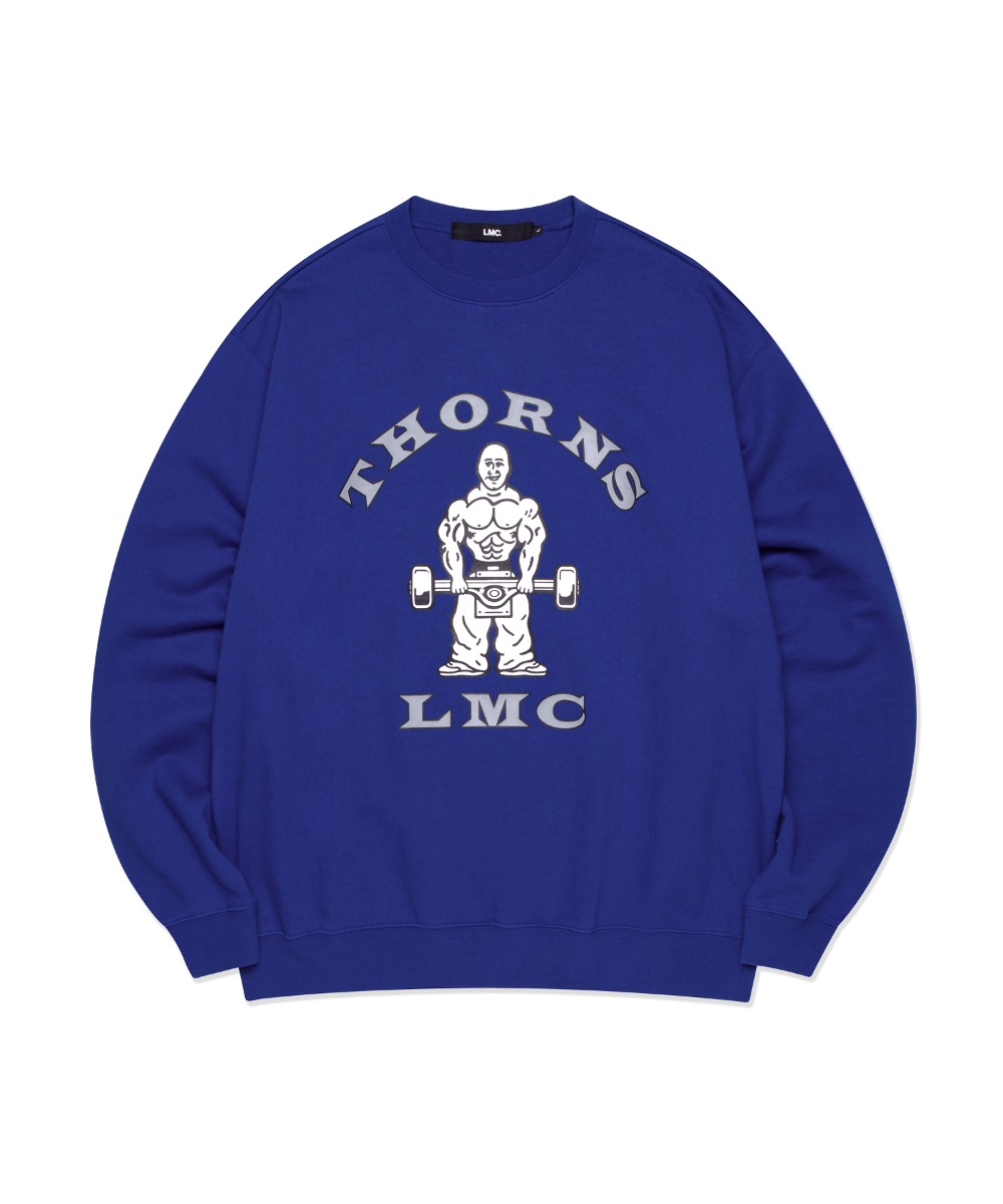 LMC THORNS MUSCLE SWEATSHIRT blue