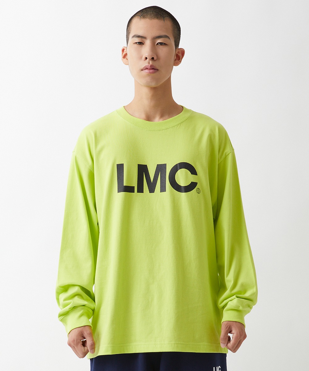 LMC OG WHEEL LONG SLV TEE light green